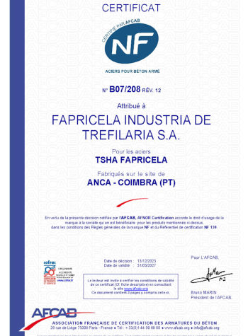 AFCAB – Treillis soudés 5 à 9 mm